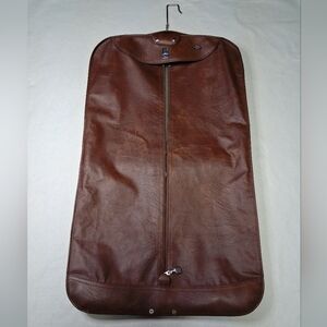 Dionite Brown Leather Garment Bag